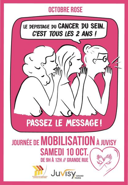 Mobilisation pour Octobre rose